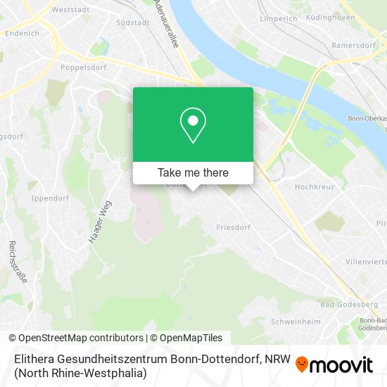 Elithera Gesundheitszentrum Bonn-Dottendorf map