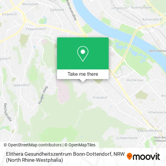 Карта Elithera Gesundheitszentrum Bonn-Dottendorf