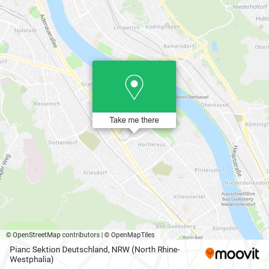 Pianc Sektion Deutschland map