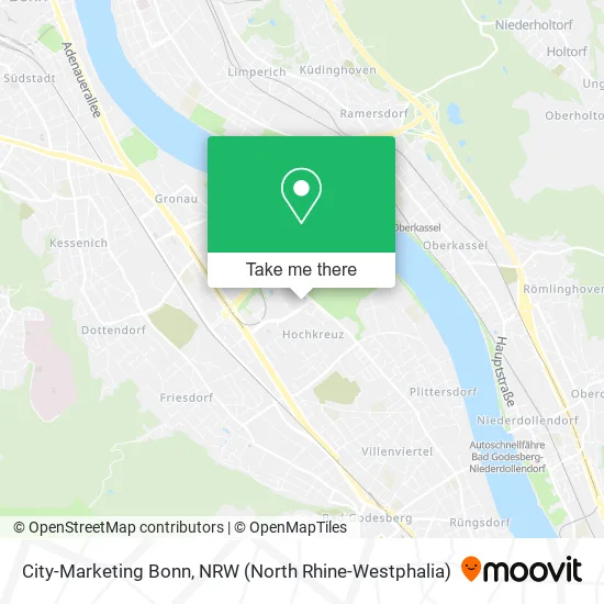 City-Marketing Bonn map