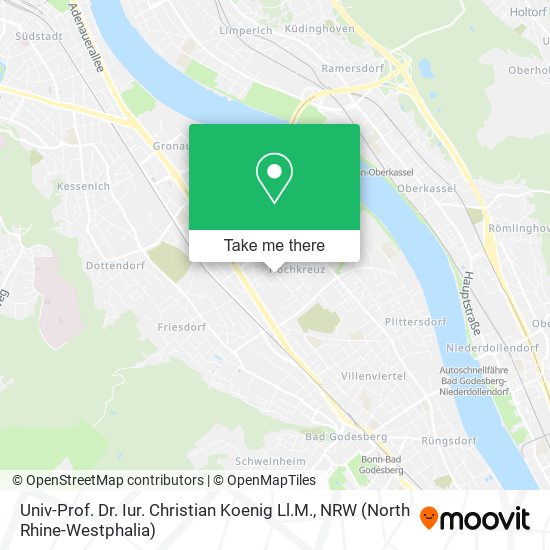 Univ-Prof. Dr. Iur. Christian Koenig Ll.M. map