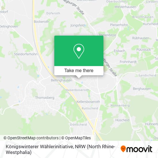 Königswinterer Wählerinitiative map