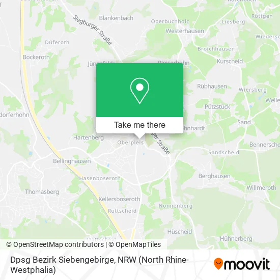 Карта Dpsg Bezirk Siebengebirge