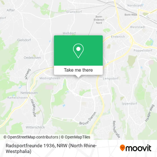 Radsportfreunde 1936 map