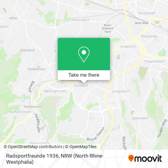 Radsportfreunde 1936 map