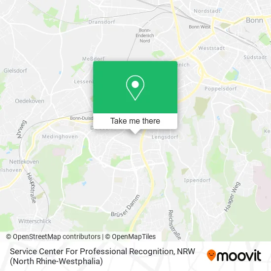 Карта Service Center For Professional Recognition