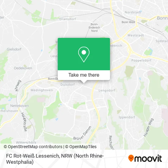 Карта FC Rot-Weiß Lessenich