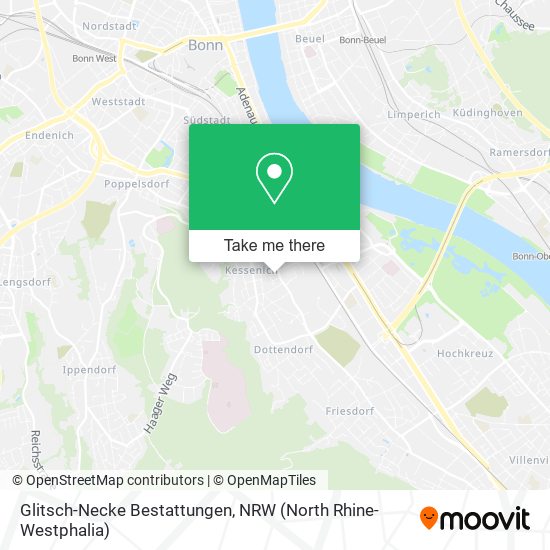 Glitsch-Necke Bestattungen map