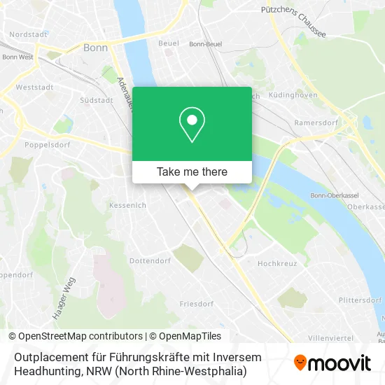Карта Outplacement für Führungskräfte mit Inversem Headhunting