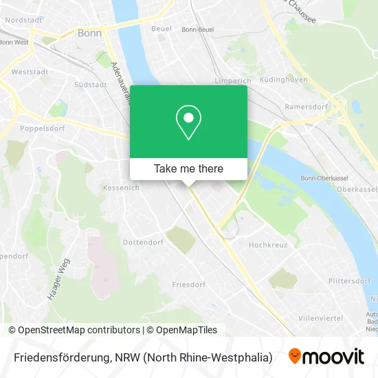 Карта Friedensförderung