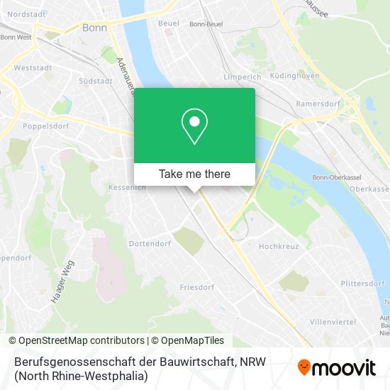 Berufsgenossenschaft der Bauwirtschaft map