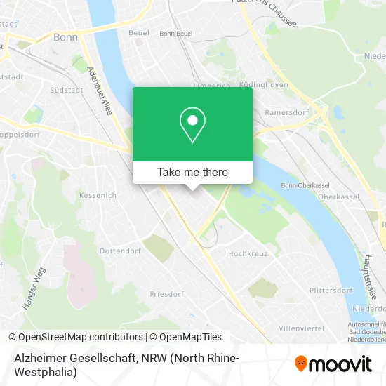 Alzheimer Gesellschaft map