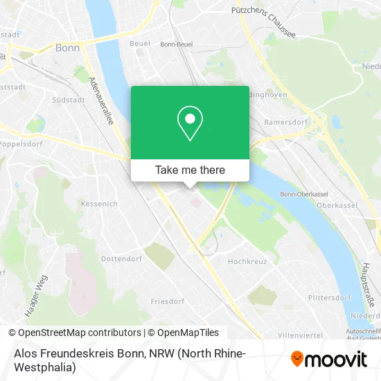 Карта Alos Freundeskreis Bonn