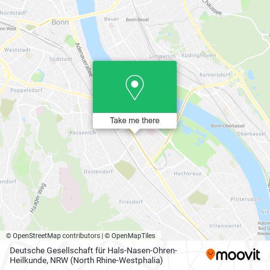 Deutsche Gesellschaft für Hals-Nasen-Ohren-Heilkunde map