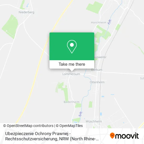Карта Ubezpieczenie Ochrony Prawnej - Rechtsschutzversicherung
