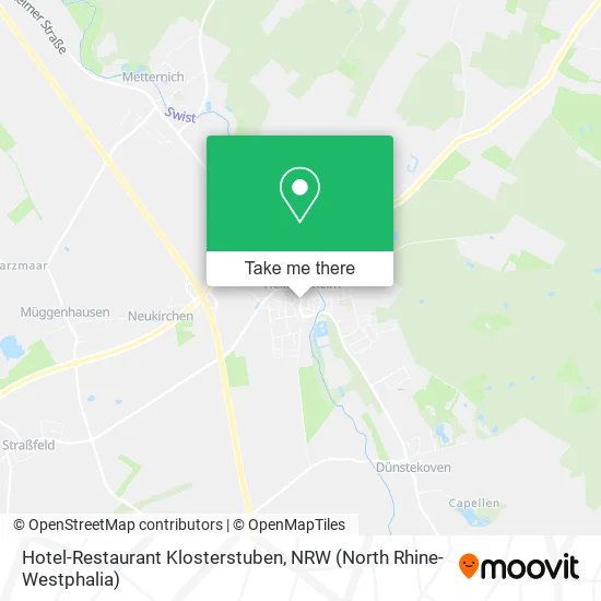 Hotel-Restaurant Klosterstuben map