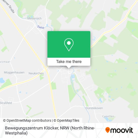 Карта Bewegungszentrum Klöcker