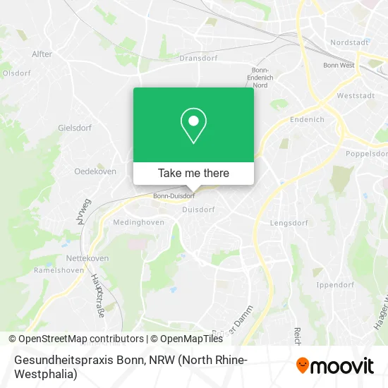 Карта Gesundheitspraxis Bonn