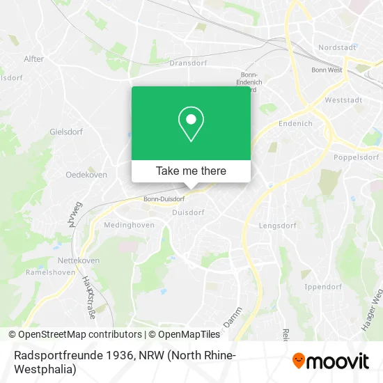 Radsportfreunde 1936 map