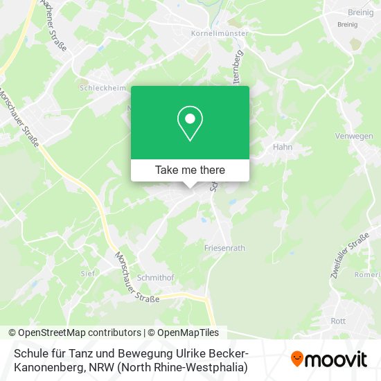 Schule für Tanz und Bewegung Ulrike Becker-Kanonenberg map