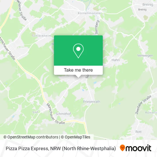 Карта Pizza Pizza Express