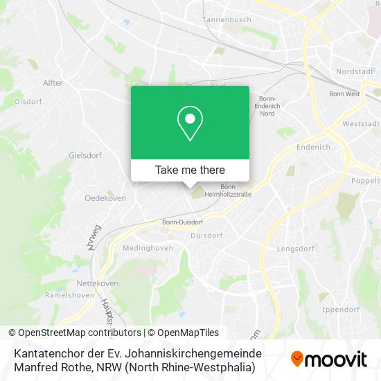 Kantatenchor der Ev. Johanniskirchengemeinde Manfred Rothe map
