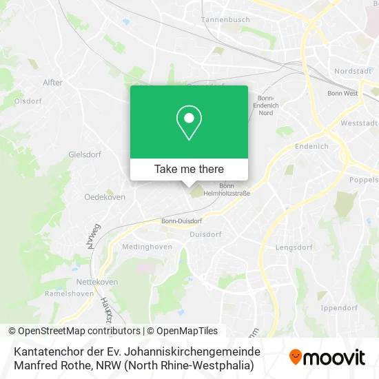 Kantatenchor der Ev. Johanniskirchengemeinde Manfred Rothe map
