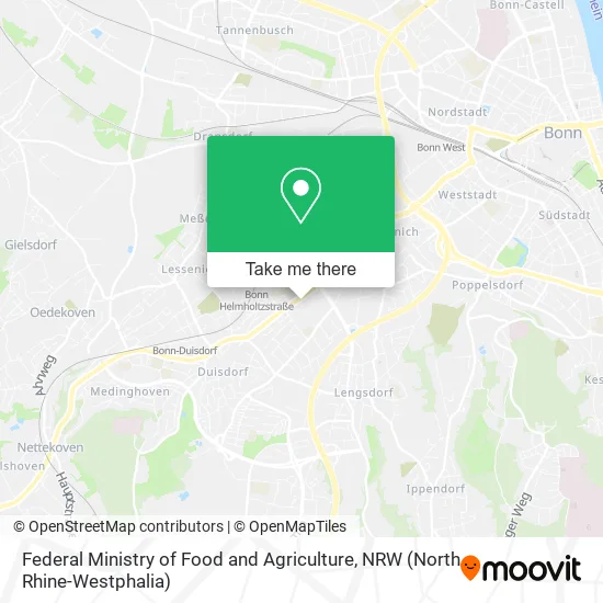 Карта Federal Ministry of Food and Agriculture