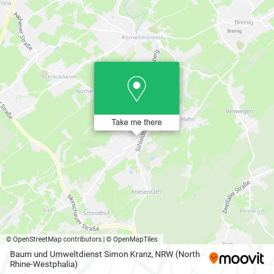 Baum und Umweltdienst Simon Kranz map