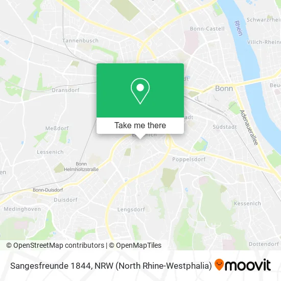 Карта Sangesfreunde 1844