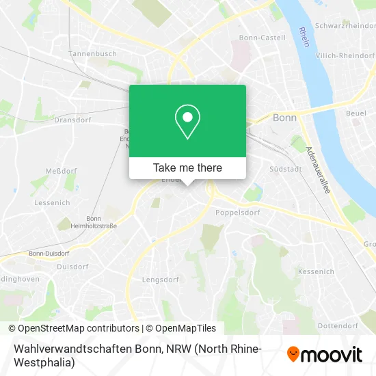 Карта Wahlverwandtschaften Bonn