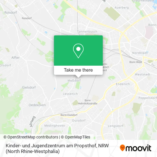 Карта Kinder- und Jugendzentrum am Propsthof