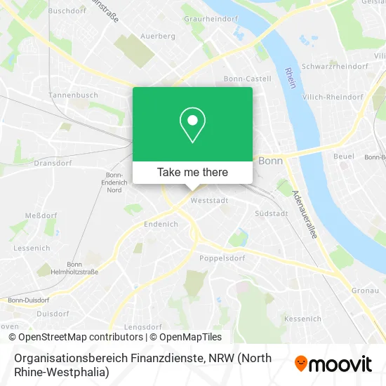 Organisationsbereich Finanzdienste map