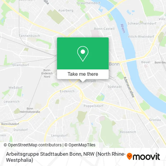 Карта Arbeitsgruppe Stadttauben Bonn