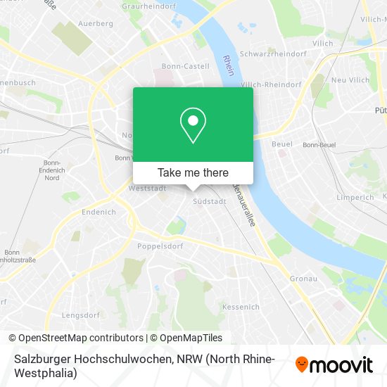 Salzburger Hochschulwochen map