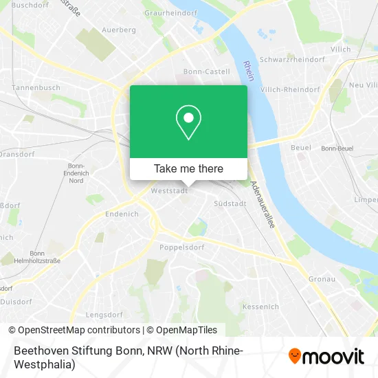 Карта Beethoven Stiftung Bonn