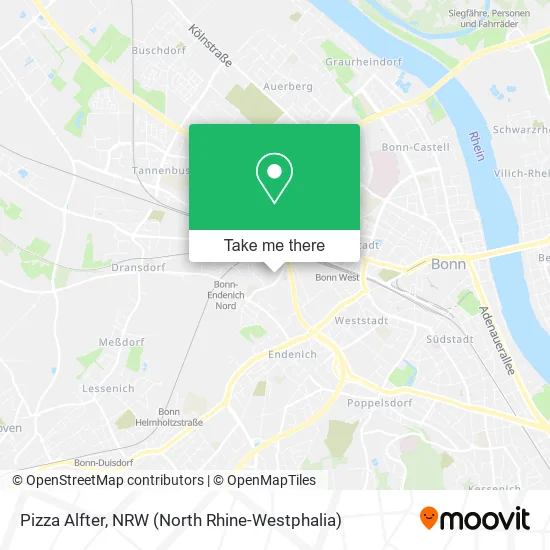 Карта Pizza Alfter