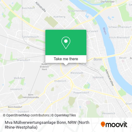 Mva Müllverwertungsanlage Bonn map