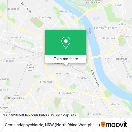 Карта Gemeindepsychiatrie
