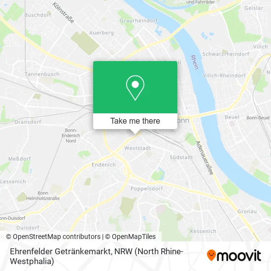 Карта Ehrenfelder Getränkemarkt