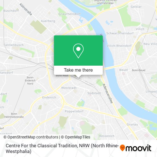 Centre For the Classical Tradition map