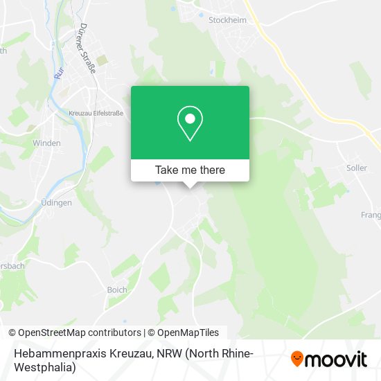 Hebammenpraxis Kreuzau map