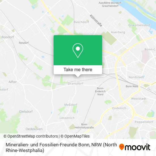 Карта Mineralien- und Fossilien-Freunde Bonn