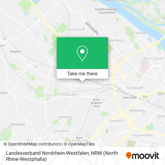 Landesverband Nordrhein-Westfalen map