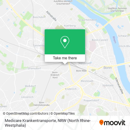 Medicare Krankentransporte map