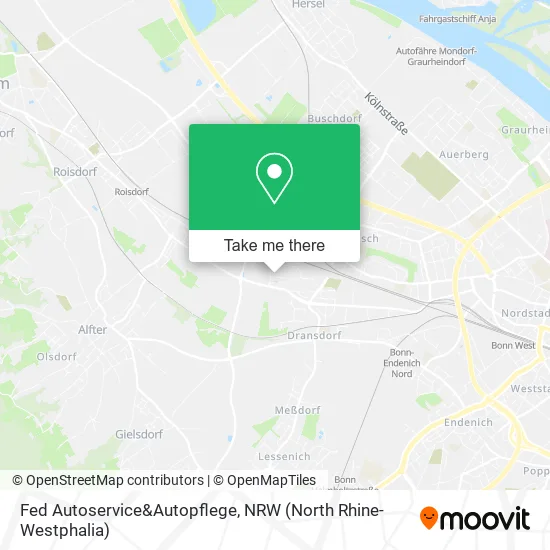 Карта Fed Autoservice&Autopflege