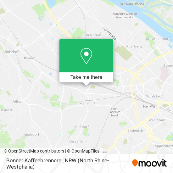 Карта Bonner Kaffeebrennerei