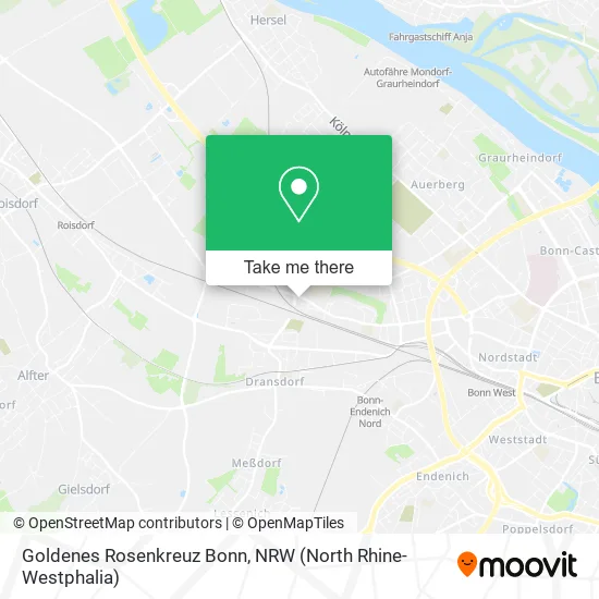 Карта Goldenes Rosenkreuz Bonn