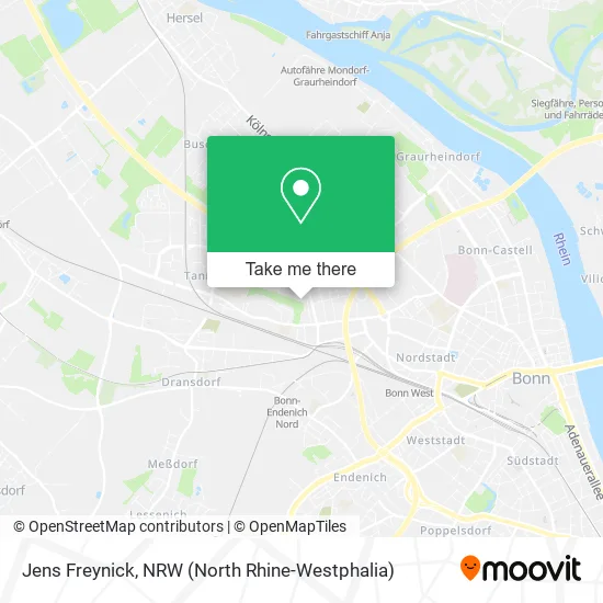 Карта Jens Freynick