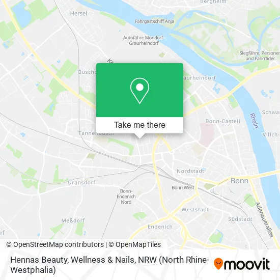 Карта Hennas Beauty, Wellness & Nails